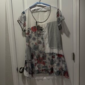 Chic Patchwork Women's Tunic